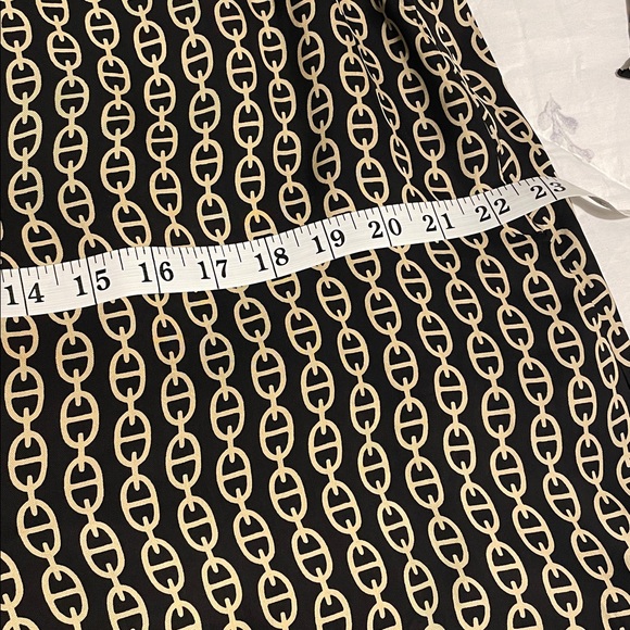 J. Crew Black and Cream Patterned Long Sleeve Dress - Picture 5 of 8